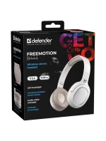 DEFENDER BLUETOOTH SLUCHÁTKA DO UŠÍ FREEMOTION B444 BEIGE 63444
