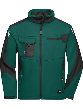 Daiber JN 844 Pracovní letní softshellová bunda - Strong 02.0844 dark green/black Daiber JN 844 Pracovní letní softshellová bunda - Strong 02.0844 dark green/black