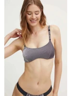 Dámská plavková podprsenka KW0KW02609 BEH černá - Calvin Klein Dámská plavková podprsenka KW0KW02609 BEH černá - Calvin Klein