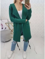 Zateplená bunda s kapucí 69413 tmavě zelená - Kesi Zateplená bunda s kapucí 69413 tmavě zelená - Kesi