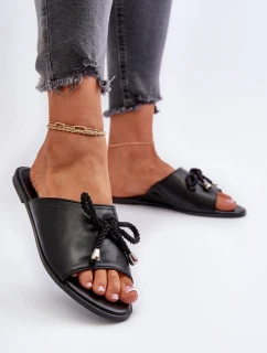 Dámské sandály z ekokože Big Star NN274066 Černé