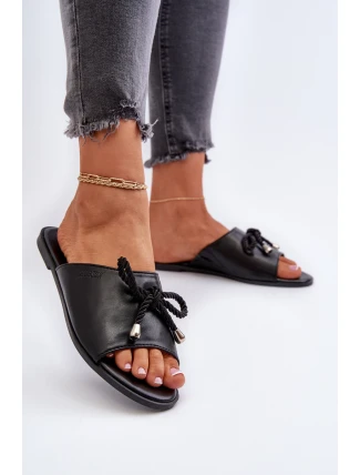 Dámské sandály z ekokože Big Star NN274066 Černé