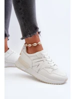 Dámské bílé tenisky z ekokože Kaimans