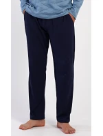 Pánské pyžamo Arnošt šedomodré - Vienetta