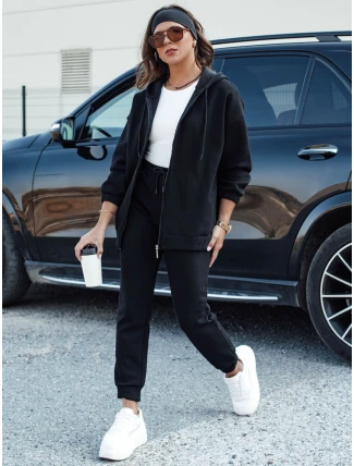 Dámský teplákový komplet AMILIA PREMIUM black FashionStreet AY1098 Dámský teplákový komplet AMILIA PREMIUM black FashionStreet AY1098