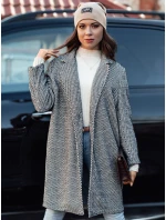 Dámský oversize kabát TEDDSTYLE černý FashionStreet NY0725 Dámský oversize kabát TEDDSTYLE černý FashionStreet NY0725