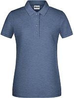 Daiber 8009 Dámské piqué polo z bio bavlny 02.8009 light denim melange Daiber 8009 Dámské piqué polo z bio bavlny 02.8009 light denim melange