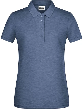 Daiber 8009 Dámské piqué polo z bio bavlny 02.8009 light denim melange Daiber 8009 Dámské piqué polo z bio bavlny 02.8009 light denim melange