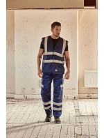 Yoko HVW 120 Hi-Vis síťovaná bezpečnostní vesta 79.W120 sky blue Yoko HVW 120 Hi-Vis síťovaná bezpečnostní vesta 79.W120 sky blue