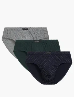 Atlantic 3MP-179 3-pack barva:smaragdová/černá/šedá