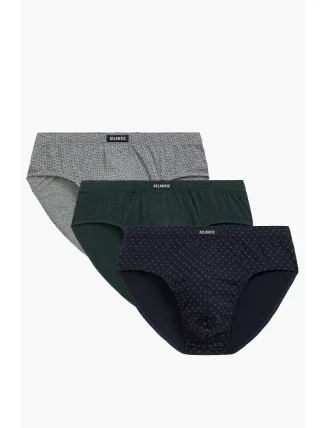 Atlantic 3MP-179 3-pack barva:smaragdová/černá/šedá