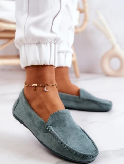 Dámské Semišové Mokasíny máta Morreno