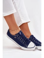 Dámské Nízké Tenisky Big Star DD274A235 Tmavě Modré