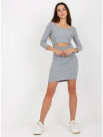 Šaty EM SK HS 20 311.20P šedá Šaty EM SK HS 20 311.20P šedá