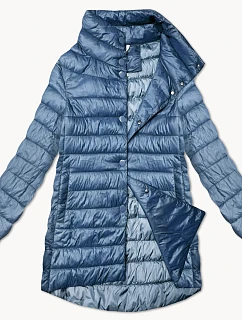 Dámská prošívaná bunda se stojáčkem Minority blue (P3-6908-30S)