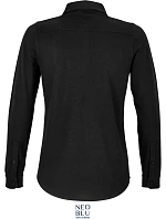 NEOBLU Basile Women Piqué halenka s dlouhým rukávem 24.3791 deep black NEOBLU Basile Women Piqué halenka s dlouhým rukávem 24.3791 deep black