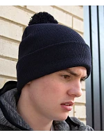 Result Headwear RC 028X Pletená čepice s bambulí 28.028X royal