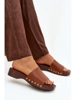 Dámské pantofle s přezkami Camel Terissa