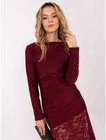 Šaty MI SK 3310.63 bordó