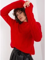 Dámský svetr AT SW 2340.22 Červená - FPrice