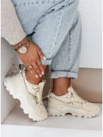 FashionStreet béžové dámské tenisky ZY1011 FashionStreet béžové dámské tenisky ZY1011