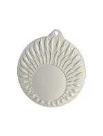 Obecná stříbrná medaile s místem pro emblém 25 mm - ocel