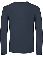 B&C #E150 LSL Tričko s dlouhým rukávem 01.005T navy