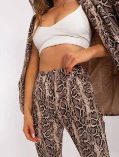 DHJ kalhoty SP 13926 3.67P černá a béžová