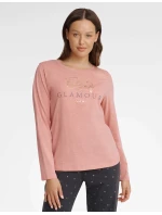 Glam pyžamo 40936-39X Růžová a šedá - Henderson Ladies Glam pyžamo 40936-39X Růžová a šedá - Henderson Ladies