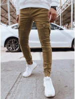 Pánské velbloudí džínové bojové kalhoty FashionStreet UX4331 Pánské velbloudí džínové bojové kalhoty FashionStreet UX4331