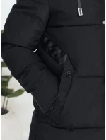 Pánská zimní bunda s kapucí černá TX5068 Pánská zimní bunda s kapucí černá TX5068
