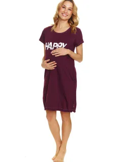 Dámská těhotenská košile 9504 wine - Doctornap