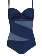 Jednodílné plavky 8030CH2 GOLD6 tmavě modré - SELF