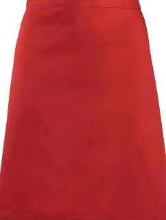 Premier PR 151 Zástěra do pasu krátká "Colours" 39.0151 red