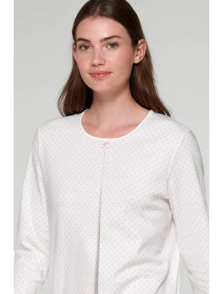 Vamp - Bavlněná noční košile s puntíky 21931 - Vamp Vamp - Bavlněná noční košile s puntíky 21931 - Vamp