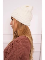 Fleecová čepice Anna K238 ecru