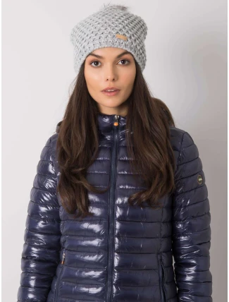 Dámská čepice.15 šedá Dámská čepice.15 šedá