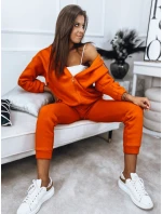 Dámská tepláková souprava AMILIA PREMIUM oranžová FashionStreet AY0744 Dámská tepláková souprava AMILIA PREMIUM oranžová FashionStreet AY0744