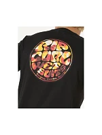 Tričko RIP CURL Wettie Passage Icon Tee, černé Tričko RIP CURL Wettie Passage Icon Tee, černé