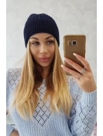 Tenká čepice Grace K211 tmavě modrá Tenká čepice Grace K211 tmavě modrá