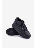 Pánské Tenisky Z Eko Kůže Big Star OO174004 Černé Pánské Tenisky Z Eko Kůže Big Star OO174004 Černé