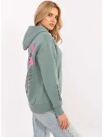 Mikina D10600T02420L pistácie Mikina D10600T02420L pistácie