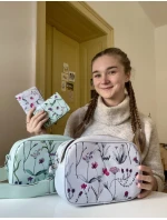 Dámská peněženka Vuch Korra Wildflowers Grey