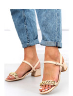 Sandály na podpatku  model 165101 Inello