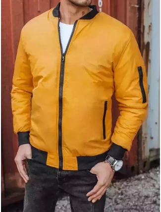 FashionStreet pánská velbloudí bunda bomber TX3825 FashionStreet pánská velbloudí bunda bomber TX3825