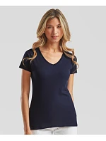 Fruit of the Loom Lady-Fit Valueweight V-Neck T Dámské tričko s výstřihem do V 16.1398 black Fruit of the Loom Lady-Fit Valueweight V-Neck T Dámské tričko s výstřihem do V 16.1398 black