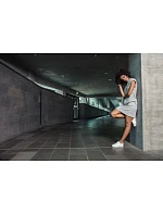 Build your Brand BY 101 Tričkové šaty se stojáčkem 56.0101 soft salvia Build your Brand BY 101 Tričkové šaty se stojáčkem 56.0101 soft salvia