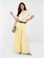 Kalhoty IT SP 19963.32 světle žluté