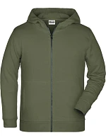 Daiber 8026K Dětská mikina s kapucí 02.826K olive Daiber 8026K Dětská mikina s kapucí 02.826K olive