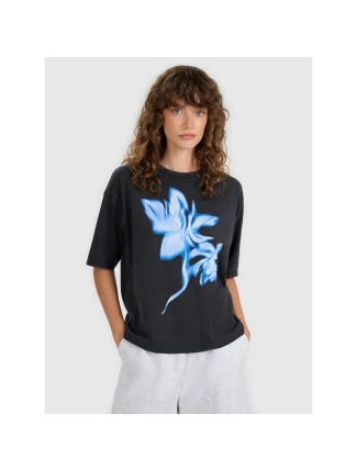 Dámské tričko oversize s potiskem 4F 4FRSS25TTSHF2747-20S